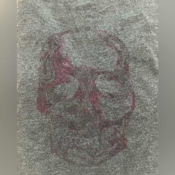 Zadig & Voltaire Charcoal V-Neck Skull Sweater - size M - Picture 4 of 4